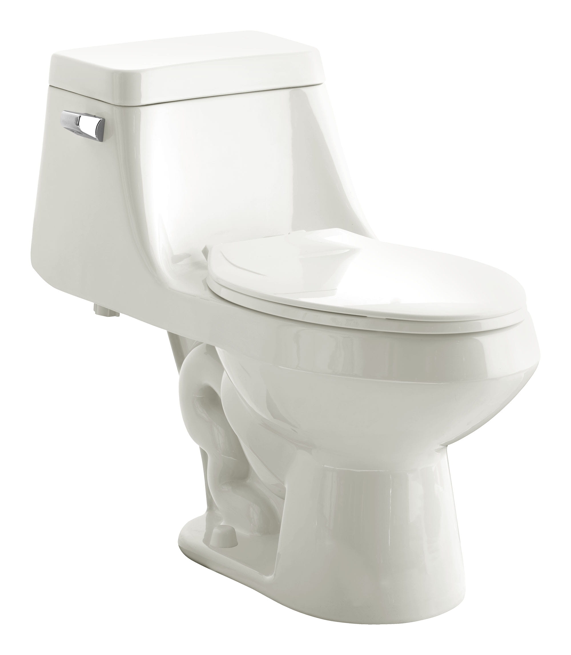 Fairfield Elongated One Piece Toilet with Seat WHITE
